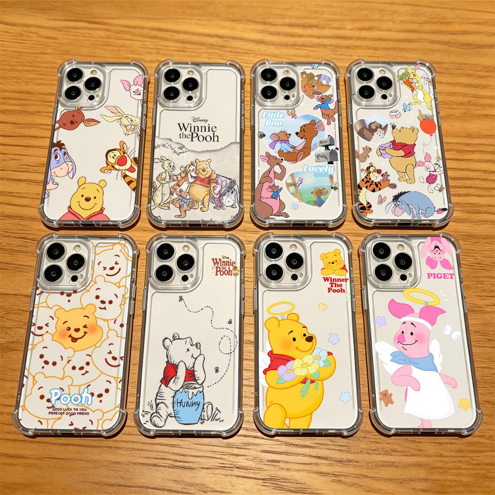 Vivo Y28 - เคสโทรศัพท์ลายหมีวินนี่เดอะพูห์น่ารักสำหรับ vivo Y31D Y05 Y21 Y04