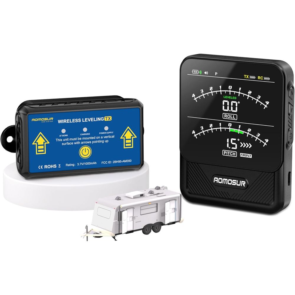 Electronics And Gadgets De - ระบบปรับระดับรถบ้านแบบไร้สาย, ตัวปรับระดับรถบ้านอัจฉริยะ, ตัวปรับระดับรถพ่วงอัตโนมัติ, อุปกรณ์เสริมรถบ้านสุดเจ๋ง, De