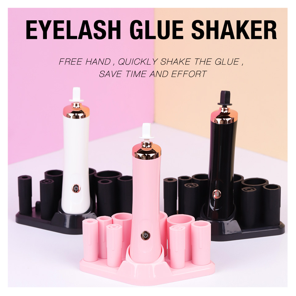 Digital Alarm Clock - ชาร์จ USB Eyelash กาว Shaker ไฟฟ้า