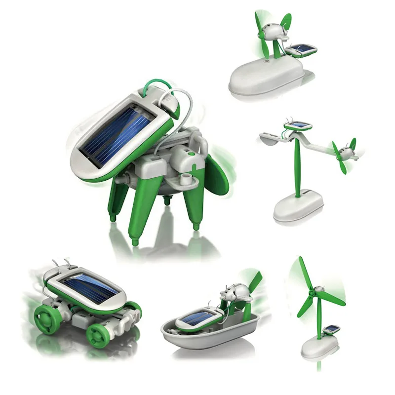 ชุดหุ่นยนต์พลังแสงอาทิตย์6-in- - Electronics Gadgets For Kids บทวิจารณ์และราคา