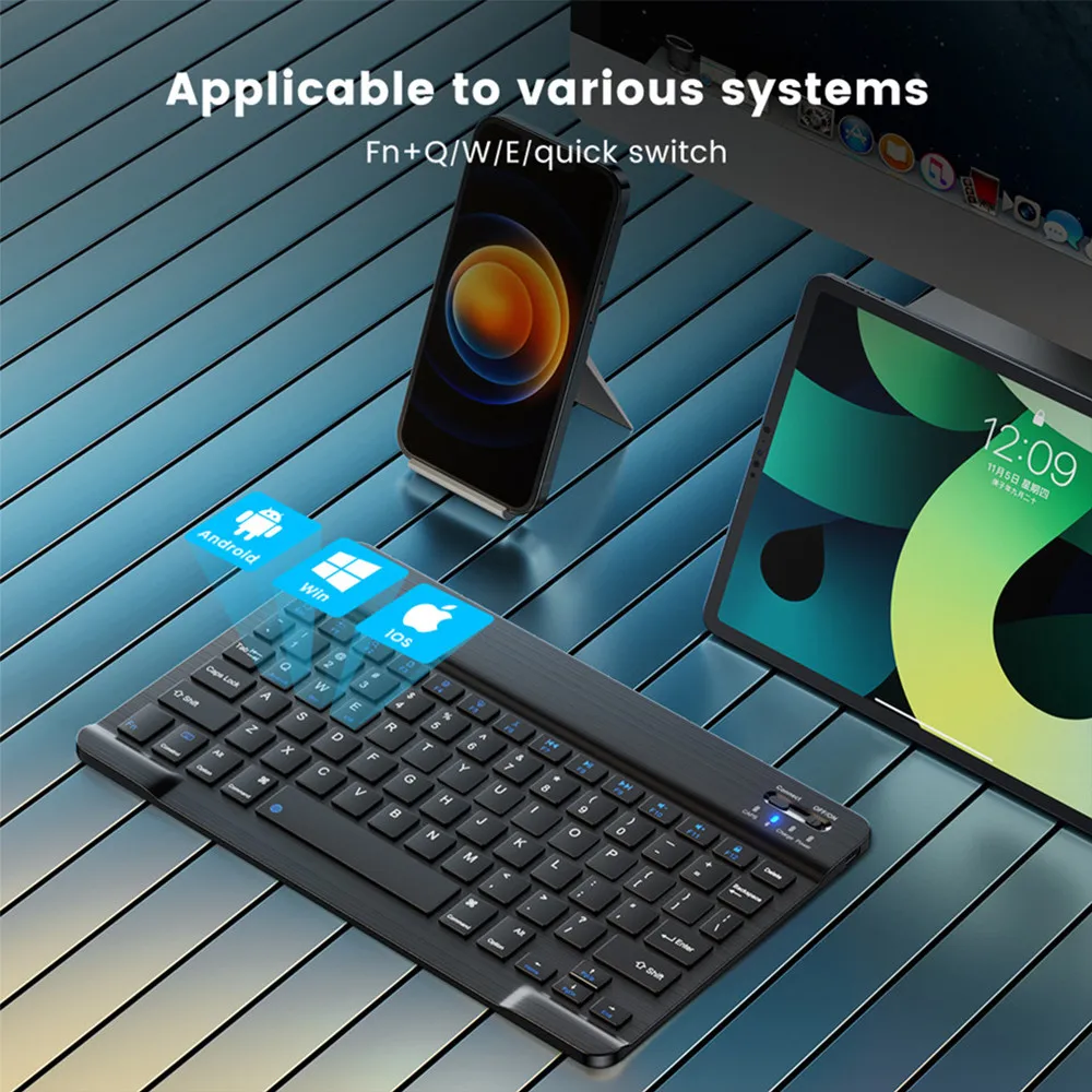 ใหม่ 2025 บลูทูธคีย์บอร์ดไร้สา - Wireless Keyboard Mini บทวิจารณ์และราคา