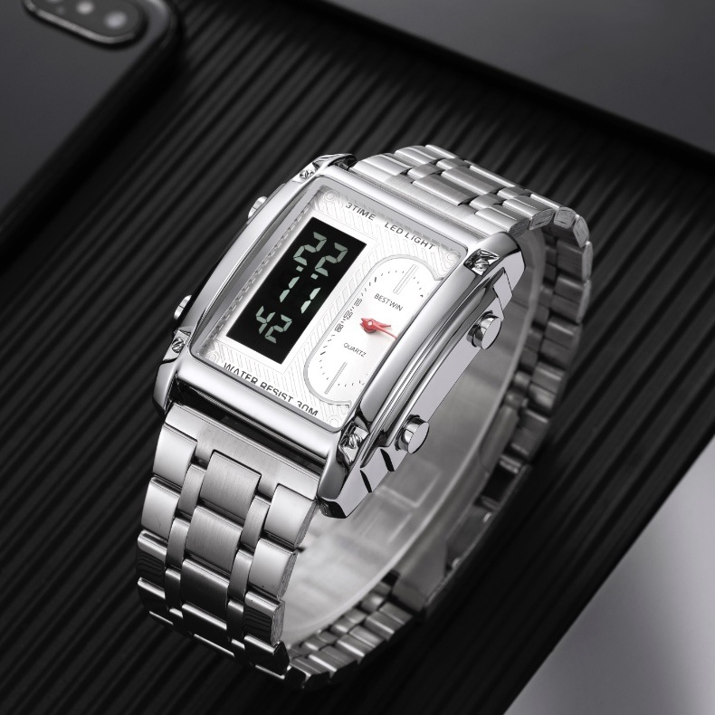 นาฬิกาข้อมือดิจิตอลสำหรับผู้ชา - Digital Alarm Clock บทวิจารณ์และราคา