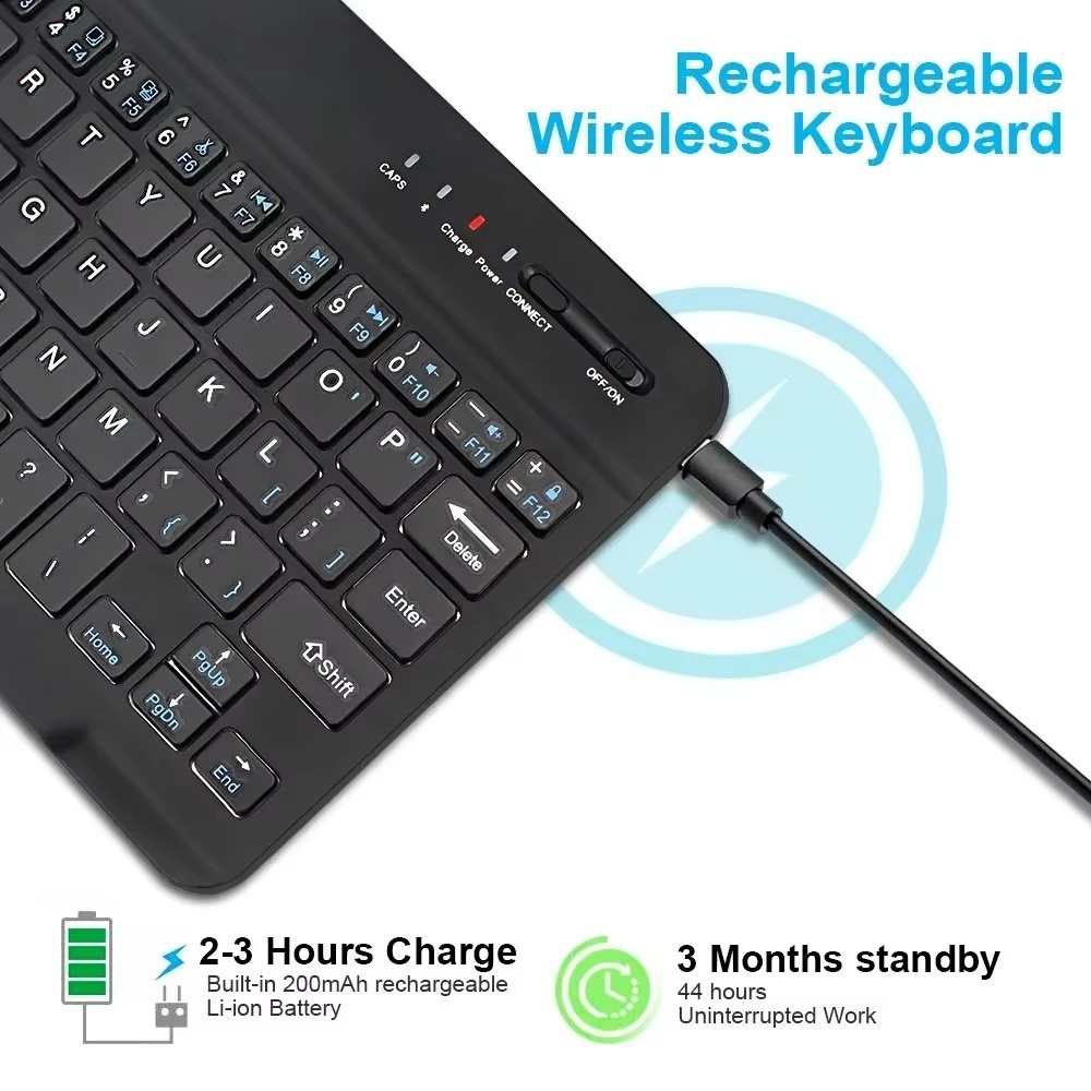 บลูทูธ 5.0 คีย์บอร์ดไร้สาย 200 - Wireless Keyboard Mini บทวิจารณ์และราคา