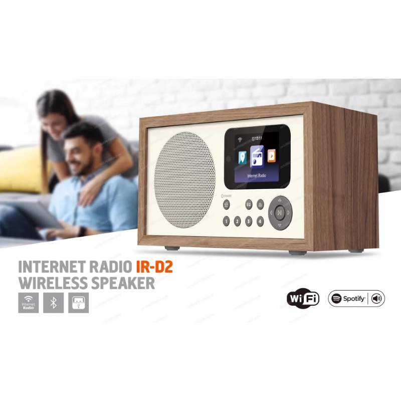 ลำโพงนาฬิกาไม้สไตล์เรโทร บลูทู - Digital Alarm Clock บทวิจารณ์และราคา