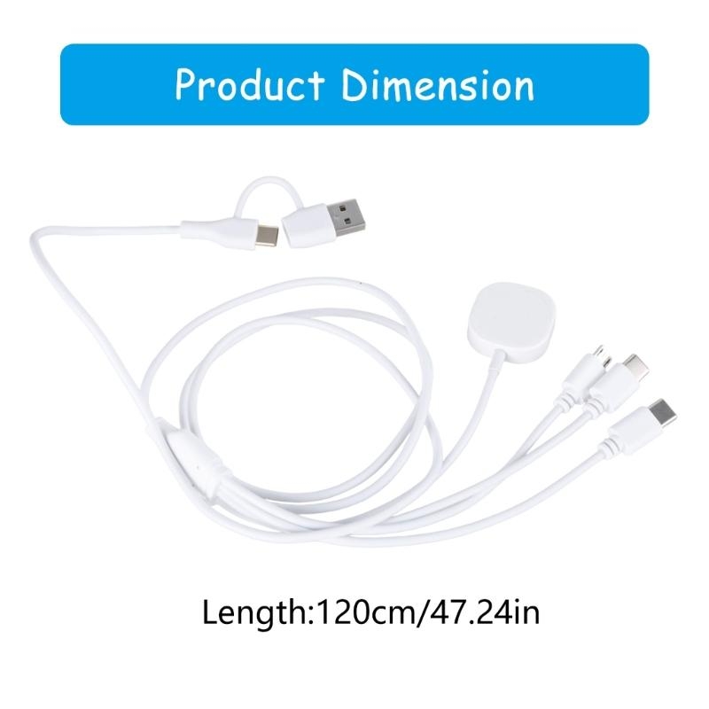 สายชาร์จหลายสาย USB C 4 in 1 ป - Electronics And Gadgets With C บทวิจารณ์และราคา