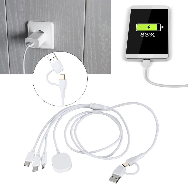 สายชาร์จหลายสาย USB C 4 in 1 ป - Electronics And Gadgets With C บทวิจารณ์และราคา